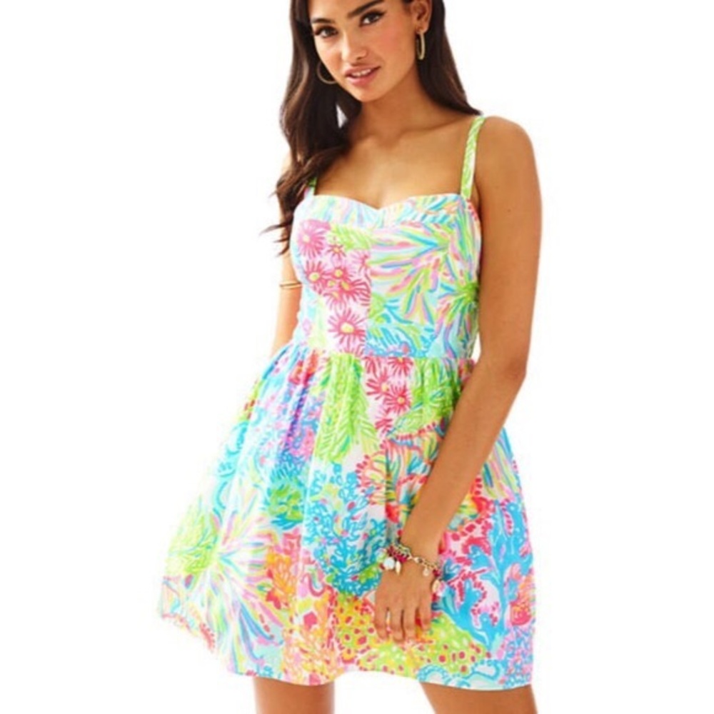 NWT Lilly Pulitzer Ardleigh lovers coral dress, 00